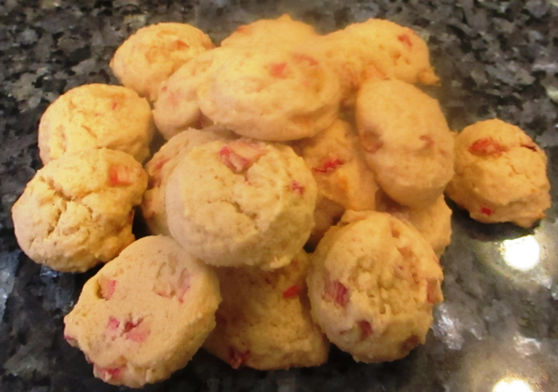 Rhubarb Lemon Cookies Recipe